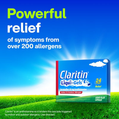 Claritin Allergy 24 Hour Liquid-Gels 10 mg - 30 Count - Image 2