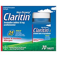 Claritin Tablets Allergy 24 Hrs 10 Mg - 70 Count - Image 2