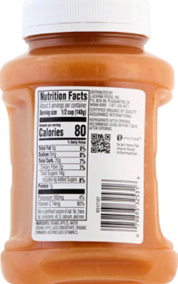 O Organics Organic Apple Sauce Cinnamon - 24 Oz - Image 3