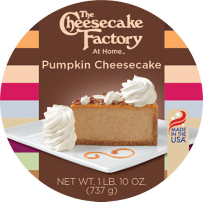 Cheesecake Factory Cake Cheesecake 6 Pumpkin - Each