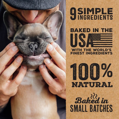 Beggar Dog Dog Treats Oven-Baked Gourmet Original Recipe With Chicken Meal & Oats Box - 16 Oz - Image 3