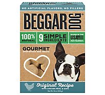 Beggar Dog Dog Treats Oven-Baked Gourmet Original Recipe With Chicken Meal & Oats Box - 16 Oz