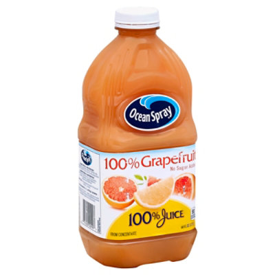 Ocean Spray 100% Juice No Sugar Added Grapefruit - 60 Fl. Oz.