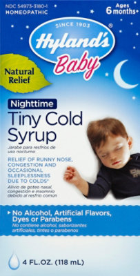 Hylands Baby Cold Syrup Nighttime - 4 Fl. Oz. - Image 2