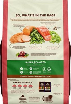 Supreme Source Adult Dry Dog Food Grain Free Salmon Meal & Sweet Potato Recipe - 11 Lb - Image 3