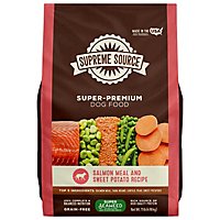 Supreme Source Adult Dry Dog Food Grain Free Salmon Meal & Sweet Potato Recipe - 11 Lb