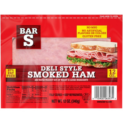 Bar-S Ham Deli Style Smoked - 12 Oz - Image 3