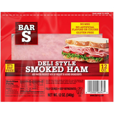 Bar-S Ham Deli Style Smoked - 12 Oz - Image 2