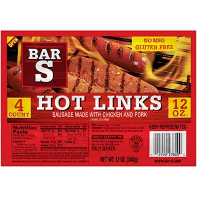 Bar-S Hot Link Sausage - 12 Oz - Image 2