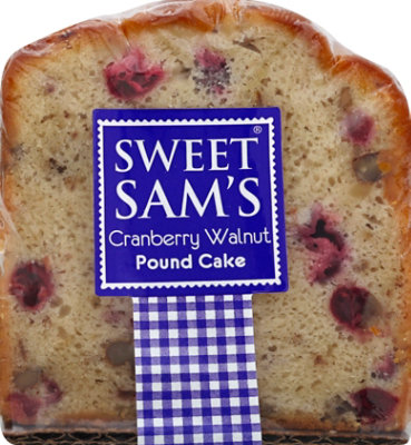 Sweet Sams Cake Pound Cranberry Walnut - Each - Image 2