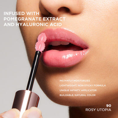 L'Oreal Paris Glow Paradise Lip Balm-in-Gloss Pomegranate Extract Rosy Utopia - 0.23 Fl. Oz. - Image 2