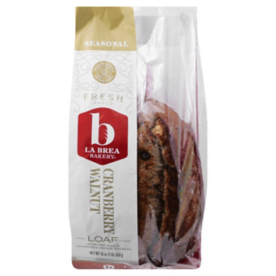 La Brea Loaf Walnut Cranberry - 16 Oz - Image 3