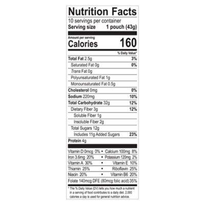 Better Oats Thick & Hearty Blueberry Muffin Quick Cooking Oatmeal With Flax Seeds - 15.1 Oz - Image 4