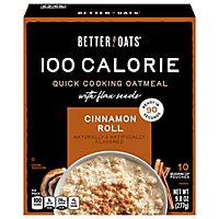 Better Oats Oat Fit Oatmeal Instant Cinnamon Roll - 10 Count - Image 2