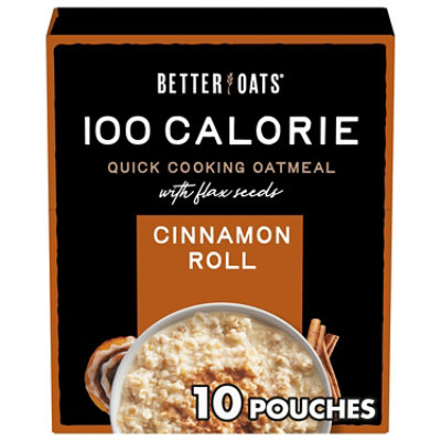 Better Oats Oat Fit Oatmeal Instant Cinnamon Roll - 10 Count - Image 2