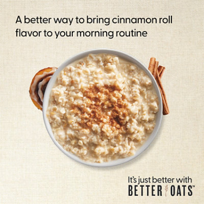 Better Oats Oat Fit Oatmeal Instant Cinnamon Roll - 10 Count - Image 5