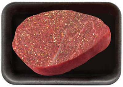 Beef USDA Choice Petite Sirloin Steak Seasoned - 1 Lb - Image 1