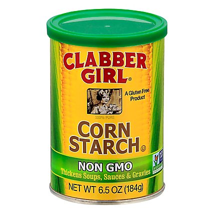 Clabber Girl Corn Starch Gluten Free Non GMO - 6.5 Oz - Image 2