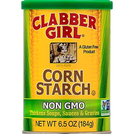 Clabber Girl Corn Starch Gluten Free Non GMO - 6.5 Oz - Image 1