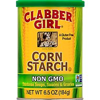Clabber Girl Corn Starch Gluten Free Non GMO - 6.5 Oz - Image 1