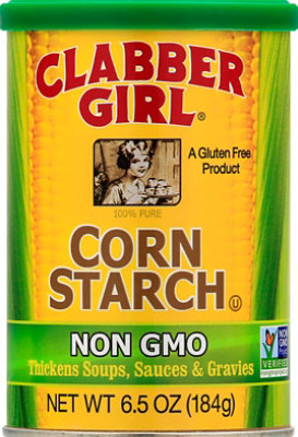 Clabber Girl Corn Starch Gluten Free Non GMO - 6.5 Oz - Image 2