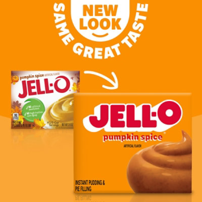 Jell-O Pumpkin Spice Instant Pudding & Pie Filling Mix Box - 3.4 Oz - Image 3