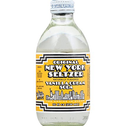 Original New York Seltzer Vanilla Cream - 10 Fl. Oz. - Image 2