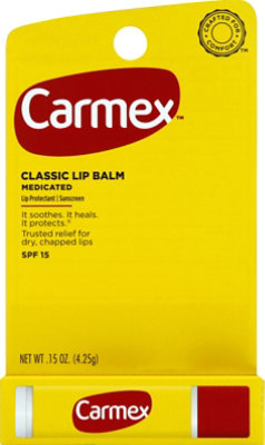 Carmex Original Flavor With Spf 15 Carded Stick - .15 Oz - Image 2