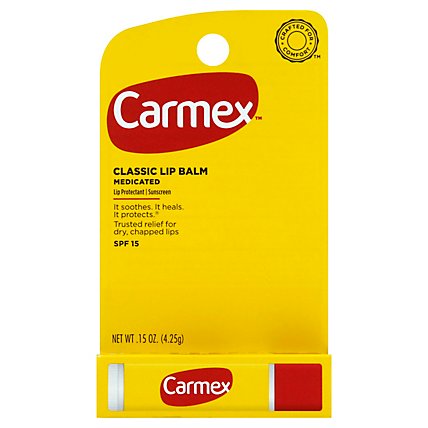 Carmex Original Flavor With Spf 15 Carded Stick - .15 Oz - Image 1