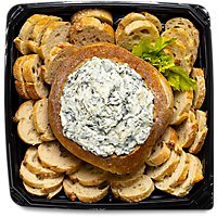 Deli Spinach Dip Large Boule Tray - Each - Image 1