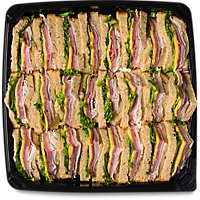 Deli Catering Tray Club Sandwich 4 to 6 Servings -Each (Please allow 48 hours for delivery or pickup) - Image 1