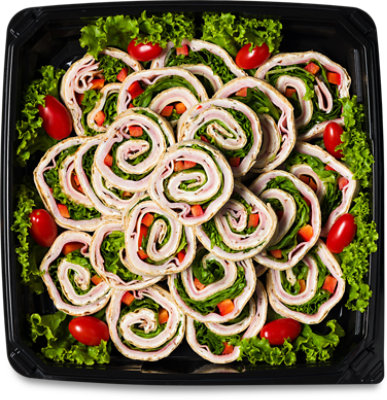 Deli Catering Tray Sandwich Pinwheel 11 Inch Serves 6-10 - Each