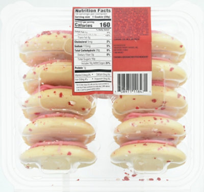 Cookie Frosted Sugar Candy Cane - Each - Image 6