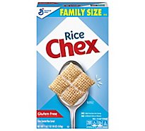 Chex Cereal Rice Gluten Free Oven Toasted Family Size - 18 Oz