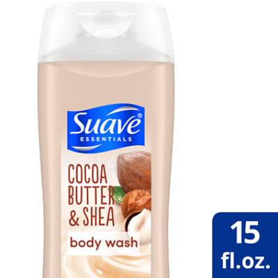 Suave Essentials Body Wash Moisturizing Cocoa Butter & Shea - 15 Fl. Oz. - Image 1