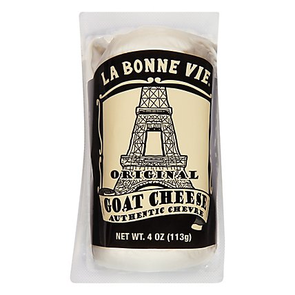 La Bonne Vie Cheese Goat Original - 4 Oz - Image 1