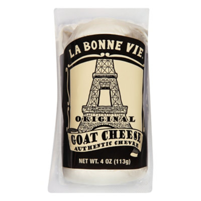 La Bonne Vie Cheese Goat Original - 4 Oz