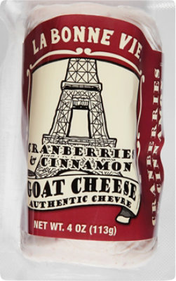 La Bonne Vie Goat Log Cranberry Cinnamon - 4 Oz - Image 2