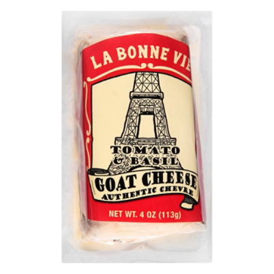 La Bonne Vie Goat Log Tomato Basil - 4 Oz