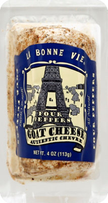 La Bonne Vie Goat Log 4 Pepper - 4 Oz - Image 2