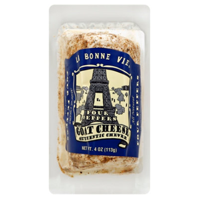 La Bonne Vie Goat Log 4 Pepper - 4 Oz