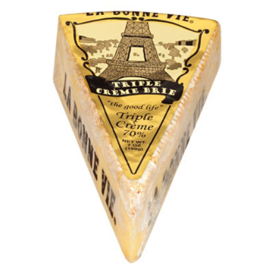 La Bonne Vie Cheese Brie Triple Creme 70% - 3.30 Oz - Image 3