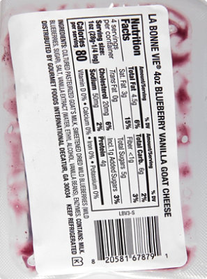 La Bonne Vie Goat Log Blueberry - 4 Oz - Image 6