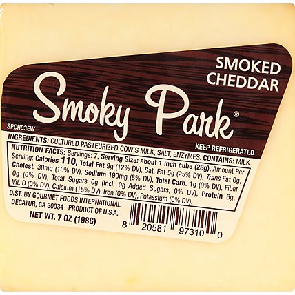 Smoky Park Cheddar Smoked Ew - 0.50 Lb - Image 2