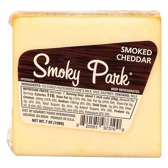 Smoky Park Cheddar Smoked Ew - 0.50 Lb