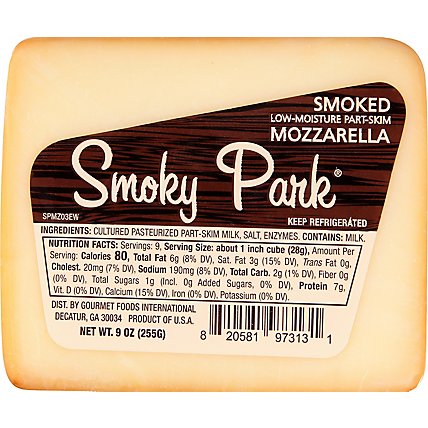 Smoky Park Mozzarella Smoked Ew - 9 Oz - Image 2