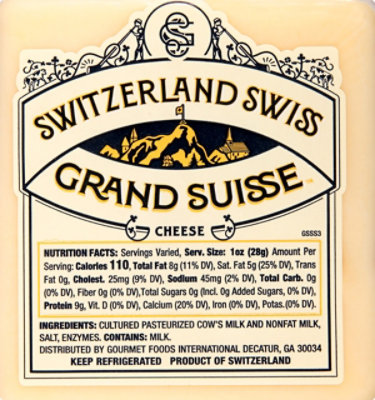 Grand Suisse Cheese Switzerland Swiss - 8 Oz - Image 2