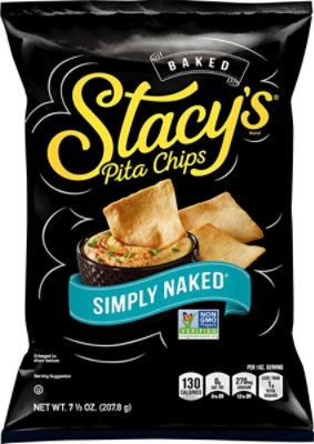 Stacy's Simply Naked Baked Pita Chips - 7.33 Oz - Image 2