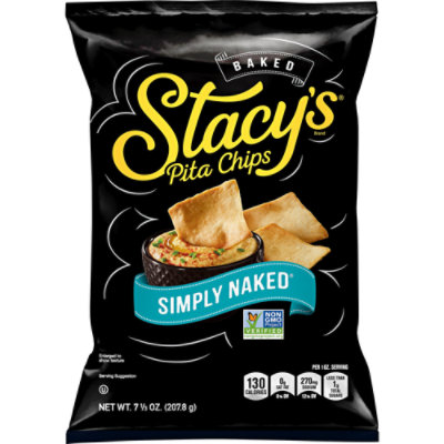 Stacy's Simply Naked Baked Pita Chips  Oz - ACME Markets
