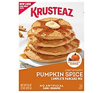 Krusteaz Pancake Mix Complete Pumpkin Spice Light & Fluffy Box - 16 Oz
